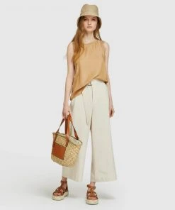 Oxford Kitty Lace Trim Tank Sand -Deals The Style Setters Store http3A2F2Fstatic.theiconic.com .au2Fp2Foxford 1314 3637931 5