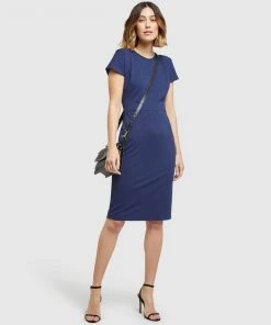 Oxford Magnolia Ponti Zip Dress Petrol Blue -Deals The Style Setters Store http3A2F2Fstatic.theiconic.com .au2Fp2Foxford 1326 8427311 5