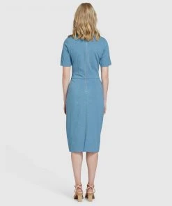 Oxford Roxy Ponti Dress Steel Blue -Deals The Style Setters Store http3A2F2Fstatic.theiconic.com .au2Fp2Foxford 1344 3303511 3