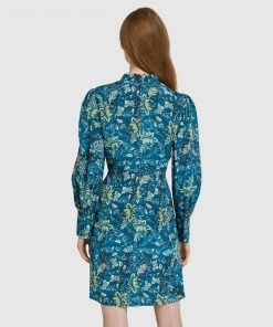 Oxford Baker Floral Print Dress Blue/green -Deals The Style Setters Store http3A2F2Fstatic.theiconic.com .au2Fp2Foxford 1350 7188931 3