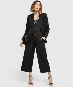 Oxford Lacie Culottes With Belt Black -Deals The Style Setters Store http3A2F2Fstatic.theiconic.com .au2Fp2Foxford 1439 1988311 5
