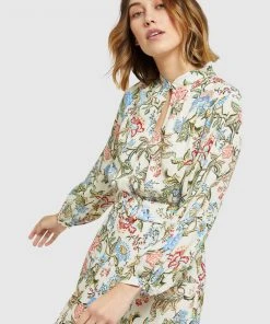 Oxford Elena Chintz Print Dress Sand/Multi -Deals The Style Setters Store http3A2F2Fstatic.theiconic.com .au2Fp2Foxford 1468 7327311 4