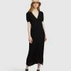 Oxford Edie Cardigan Dress Black