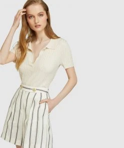 Oxford Petra Rib Polo Natural -Deals The Style Setters Store http3A2F2Fstatic.theiconic.com .au2Fp2Foxford 1476 5481731 4