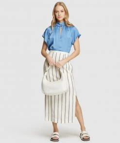 Oxford Ariela High Collar Blouse French blue -Deals The Style Setters Store http3A2F2Fstatic.theiconic.com .au2Fp2Foxford 1523 4153041 5