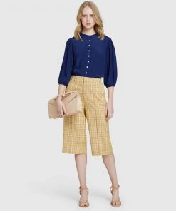 Oxford Jakaline Bubble Sleeve Top Navy -Deals The Style Setters Store http3A2F2Fstatic.theiconic.com .au2Fp2Foxford 1630 5303511 5