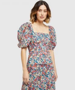 Oxford Zulu Ditsy Floral Top Multi -Deals The Style Setters Store http3A2F2Fstatic.theiconic.com .au2Fp2Foxford 1667 5516311 5