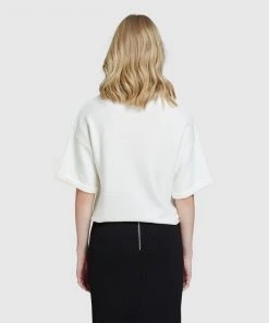 Oxford Kelly Cotton S/s Knit Ivory -Deals The Style Setters Store http3A2F2Fstatic.theiconic.com .au2Fp2Foxford 1780 7991511 3