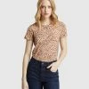 Oxford Dotty Printed T-Shirt Natural