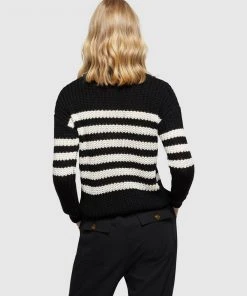 Oxford Astrid Striped Knit Black/Ivory -Deals The Style Setters Store http3A2F2Fstatic.theiconic.com .au2Fp2Foxford 1830 6618111 3