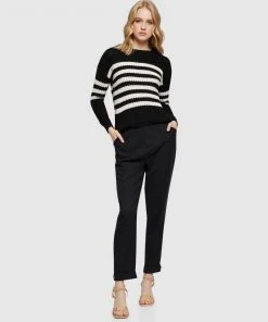 Oxford Astrid Striped Knit Black/Ivory -Deals The Style Setters Store http3A2F2Fstatic.theiconic.com .au2Fp2Foxford 1835 6618111 5