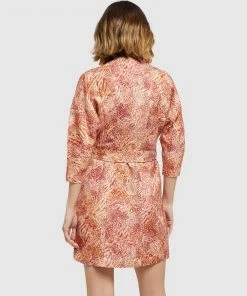 Oxford Anneka Linen Wrap Dress Tangerine -Deals The Style Setters Store http3A2F2Fstatic.theiconic.com .au2Fp2Foxford 1879 1726411 3