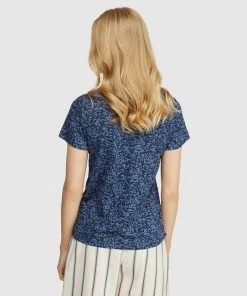 Oxford Dotty Animal Printed T-Shirt Navy/Blue -Deals The Style Setters Store http3A2F2Fstatic.theiconic.com .au2Fp2Foxford 1896 2765941 3