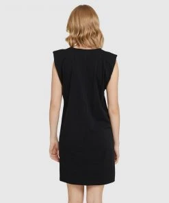 Oxford Elodie Jersey Dress W/shoulder Pads Black -Deals The Style Setters Store http3A2F2Fstatic.theiconic.com .au2Fp2Foxford 2103 2532911 3