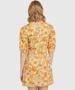 Oxford Corelia Retro Floral Mini Dress Pink/Green Multi -Deals The Style Setters Store http3A2F2Fstatic.theiconic.com .au2Fp2Foxford 2130 7532911 3