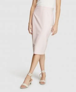 Oxford Peggy Suit Skirt Pink
