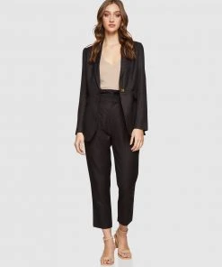 Oxford Evie Paperbag Trousers Black -Deals The Style Setters Store http3A2F2Fstatic.theiconic.com .au2Fp2Foxford 2297 666079 5