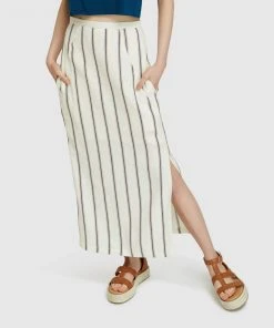 Oxford Mia Striped Linen Blend Skirt Ivory/blue -Deals The Style Setters Store http3A2F2Fstatic.theiconic.com .au2Fp2Foxford 2465 7878931 4