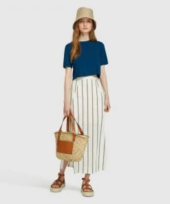 Oxford Mia Striped Linen Blend Skirt Ivory/blue -Deals The Style Setters Store http3A2F2Fstatic.theiconic.com .au2Fp2Foxford 2467 7878931 5