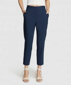 Oxford Charla Wool Lycra Suit Trousers Fc Blue