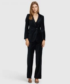 Oxford Lauren Black Velvet Trousers -Deals The Style Setters Store http3A2F2Fstatic.theiconic.com .au2Fp2Foxford 2505 4921621 5