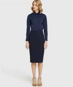 Oxford Angel French Cuff Stretch Shirt Blue -Deals The Style Setters Store http3A2F2Fstatic.theiconic.com .au2Fp2Foxford 2702 820748 5