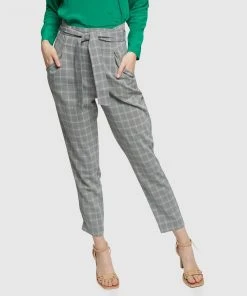 Oxford Sloane Check Pants Black -Deals The Style Setters Store http3A2F2Fstatic.theiconic.com .au2Fp2Foxford 2781 8914111 4