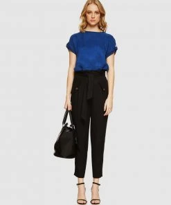 Oxford Liza Button Tap T-shirt Blue -Deals The Style Setters Store http3A2F2Fstatic.theiconic.com .au2Fp2Foxford 2825 5967901 5