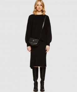 Oxford Leeza Wrap Knitted Skirt Black -Deals The Style Setters Store http3A2F2Fstatic.theiconic.com .au2Fp2Foxford 2896 3848901 5