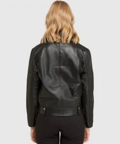 Oxford Zoe Boxy Leather Jacket Black -Deals The Style Setters Store http3A2F2Fstatic.theiconic.com .au2Fp2Foxford 3212 8531221 3