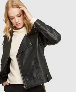 Oxford Zoe Boxy Leather Jacket Black -Deals The Style Setters Store http3A2F2Fstatic.theiconic.com .au2Fp2Foxford 3215 8531221 4