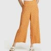 Oxford Zaira Printed Crop Pants Orange
