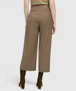 Oxford Lacie Check Culottes Brown -Deals The Style Setters Store http3A2F2Fstatic.theiconic.com .au2Fp2Foxford 3539 0062521 3