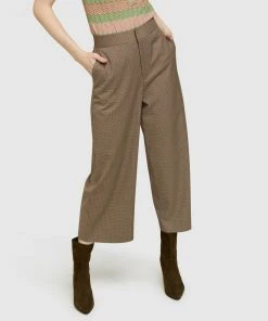 Oxford Lacie Check Culottes Brown -Deals The Style Setters Store http3A2F2Fstatic.theiconic.com .au2Fp2Foxford 3541 0062521 4