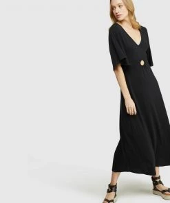 Oxford Florence Keyhole Knit Maxi Dress Black -Deals The Style Setters Store http3A2F2Fstatic.theiconic.com .au2Fp2Foxford 3549 0686641 4