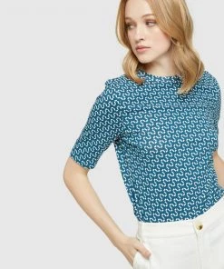 Oxford Imogen Geo Printed Top Blue -Deals The Style Setters Store http3A2F2Fstatic.theiconic.com .au2Fp2Foxford 3557 4323521 4