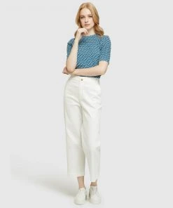 Oxford Imogen Geo Printed Top Blue -Deals The Style Setters Store http3A2F2Fstatic.theiconic.com .au2Fp2Foxford 3559 4323521 5