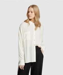Oxford Luna Oversized Shirt Ivory