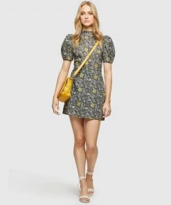 Oxford Staciel Cotton Paisley Print Dress Charcoal -Deals The Style Setters Store http3A2F2Fstatic.theiconic.com .au2Fp2Foxford 3763 7765941 5