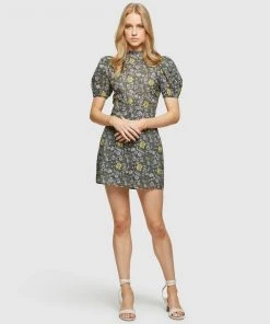 Oxford Staciel Cotton Paisley Print Dress Charcoal -Deals The Style Setters Store http3A2F2Fstatic.theiconic.com .au2Fp2Foxford 3767 7765941 7