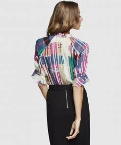 Oxford Parker Stripe Print Tunic Top Multi Stripe -Deals The Style Setters Store http3A2F2Fstatic.theiconic.com .au2Fp2Foxford 3820 419929 4