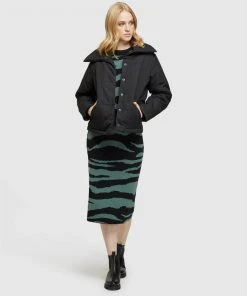 Oxford Katie Knitted Animal Print Skirt Black/green -Deals The Style Setters Store http3A2F2Fstatic.theiconic.com .au2Fp2Foxford 3852 0616521 7