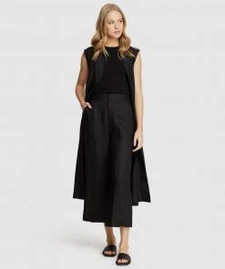 Oxford Lacie Linen Culottes Black -Deals The Style Setters Store http3A2F2Fstatic.theiconic.com .au2Fp2Foxford 4002 5093141 5