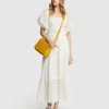 Oxford Nataya Broderie Maxi Dress White