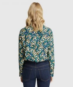 Oxford Poppy Ditsy Floral Blouse Blue -Deals The Style Setters Store http3A2F2Fstatic.theiconic.com .au2Fp2Foxford 4089 0626921 3