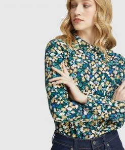 Oxford Poppy Ditsy Floral Blouse Blue -Deals The Style Setters Store http3A2F2Fstatic.theiconic.com .au2Fp2Foxford 4091 0626921 4