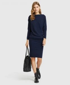 Oxford Emma Knitted Dress Deep blue -Deals The Style Setters Store http3A2F2Fstatic.theiconic.com .au2Fp2Foxford 4098 7900921 5