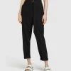 Oxford Aria Patch Pocket Pants Black