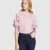 Oxford Westin Cotton Stretch Blouse Pink