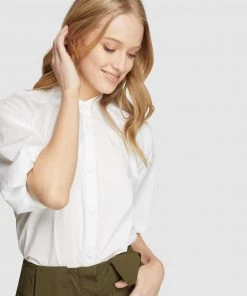 Oxford Westin Cotton Stretch Blouse White -Deals The Style Setters Store http3A2F2Fstatic.theiconic.com .au2Fp2Foxford 4174 2983141 4